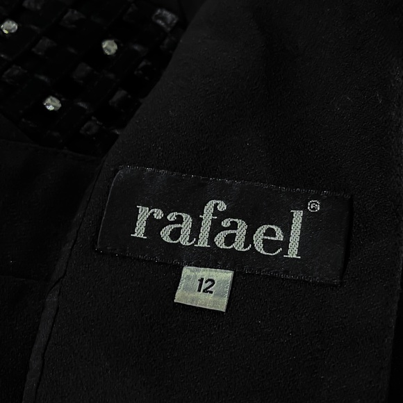 Black Velvet and Rhinestone Blazer - Picture 16 of 16